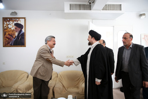 دیدار جمعی از هیئت موسس حزب راه ملت با سید حسن خمینی