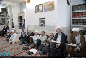 نخستین جلسه درس آیت الله العظمی صانعی در سال جدید تحصیلی 