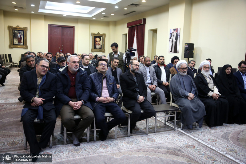 دیدار رئیس سازمان اسناد و کتابخانه ملی ، معاونین ومدیران با سید حسن خمینی