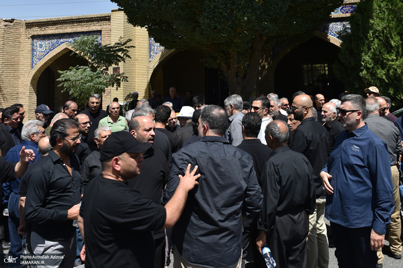 مراسم تشییع و خاکسپاری حاج محسن امین‌زاده