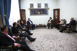 دیدار دبیر شورای عالی مناطق آزاد باسید حسن خمینی