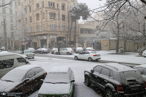 برف امروز تهران - 20 بهمن 1401