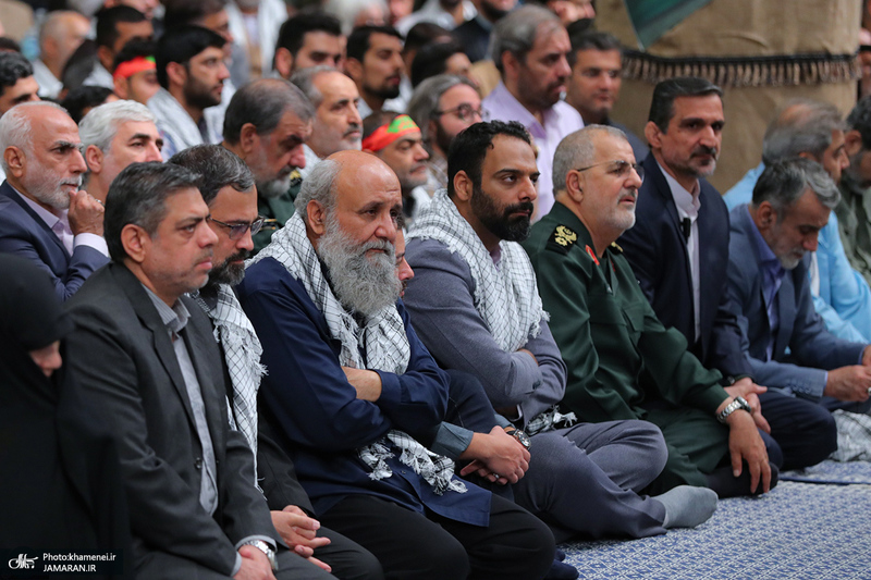 دیدار پیشکسوتان و فعالان دفاع مقدس با رهبر معظم انقلاب