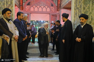 مراسم بزرگداشت همسر مرحوم آیت الله سید حسن طاهری خرم آبادی 