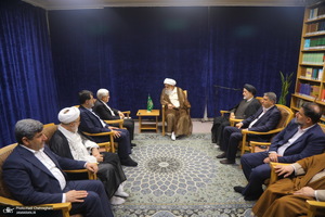 حضور محمدرضا عارف در قم