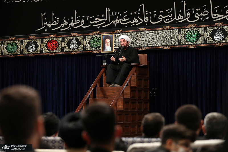 پنجمین شب مراسم عزاداری حضرت فاطمه‌ زهرا (س) در حسینیه امام خمینی