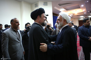 حاشیه مراسم تجدید میثاق رئیس و کارکنان قوه قضاییه با آرمان های امام؛