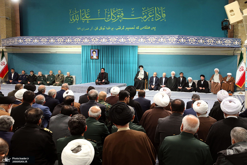 دیدار مسئولان نظام با رهبر معظم انقلاب