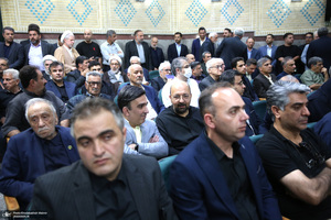 مراسم یادبود حاجیه خانم خدیجه خاتمی در مسجد امیرالمومنین (ع) -1