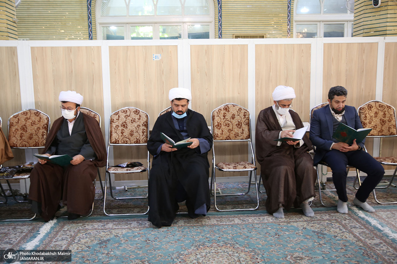 مراسم ختم مرحوم حاج محمد کمساری در قم -1