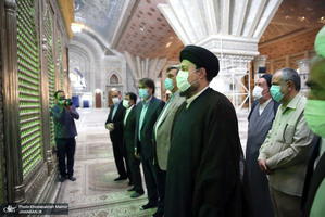 مراسم پنجاهمین سال تاسیس بهشت زهرا (س)‌ در حرم امام خمینی