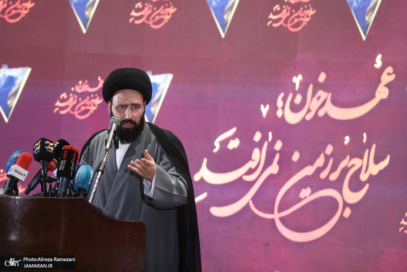 سخنرانی سید علی خمینی در دانشگاه تهران