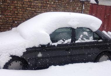 بارش نیم متر برف در برخی نقاط الموت قزوین