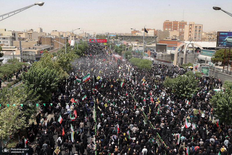 مراسم تشییع شهدای جنگ تحمیلی رژیم صهیونیستی در تهران-6