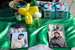 مهمانی لاله ها در قطعه شهدای بهشت زهرا