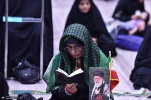 مراسم شام غریبان شهادت امام رضا (ع) در حرم مطهر امام خمینی