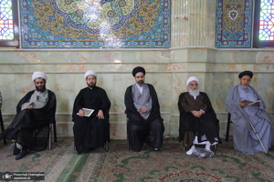 مراسم تشییع و خاکسپاری آیت الله نورالله شاه آبادی(ره) در قم