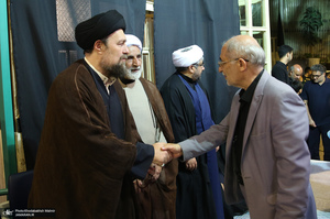 مراسم بزرگداشت آیت الله حسن صانعی (ره) در حسینیه جماران -1