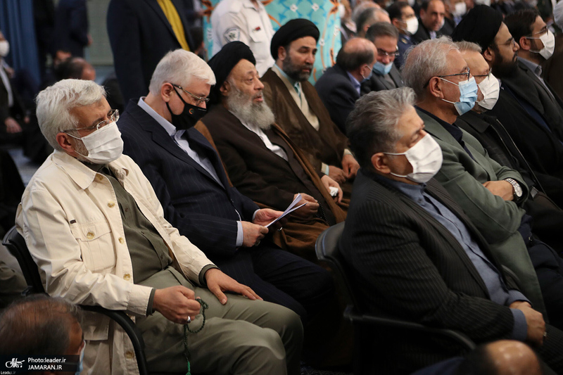 دیدار رمضانی مسئولان نظام با رهبر معظم انقلاب