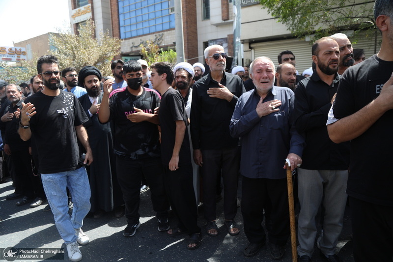 دسته عزاداری شهادت امام عسکری (ع) با حضور آیت‌الله العظمی وحید خراسانی