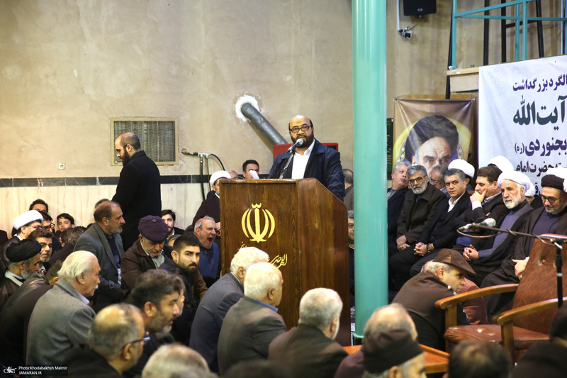 مراسم سالگرد رحلت آیت‌الله سید محمد موسوی بجنوردی در حسینیه جماران  -1