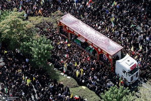 مراسم تشییع شهدای جنگ تحمیلی رژیم صهیونیستی در تهران-7