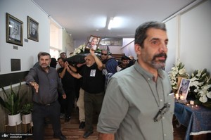 مراسم تشییع ثمینه باغچه‌بان