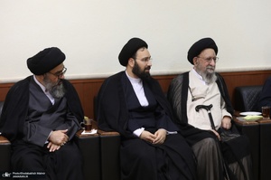 دیدار رئیس جمهوری با آیت الله سید حسن خمینی