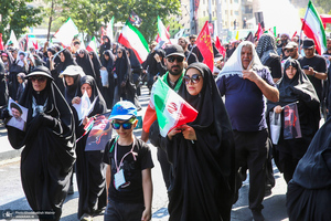 مراسم تشییع پیکر مطهر رهبر شهید انقلاب در تهران -6