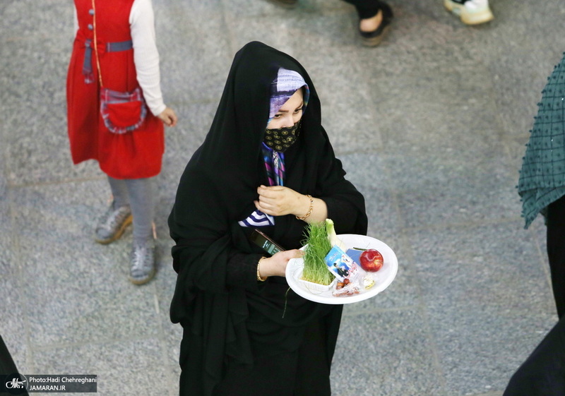 مراسم آغاز  سال 1401 در حرم کریمه اهل بیت (ع)‎