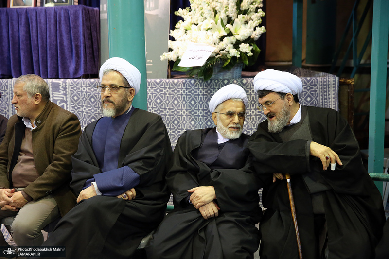 مراسم بزرگداشت آیت الله موسوی بجنوردی (ره) در حسینیه جماران - 3