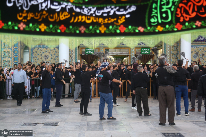 مراسم روز عاشورای حسینی در حرم حضرت عبدالعظیم حسنی (ع)