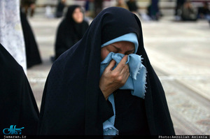 مراسم عزاداری شهادت امام حسن عسکری در حرم امام خمینی(س) 