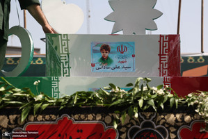 مراسم تشییع شهدای جنگ تحمیلی رژیم صهیونیستی در تهران-3