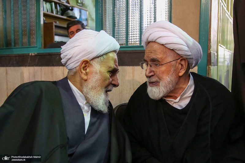 مراسم تشییع آیت الله سید مهدی امام جمارانی (ره) از حسنیه جماران-2