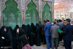 تجدید میثاق فرهنگیان منطقه 19اموزش و پرورش تهران با آرمان‌های حضرت امام (س)