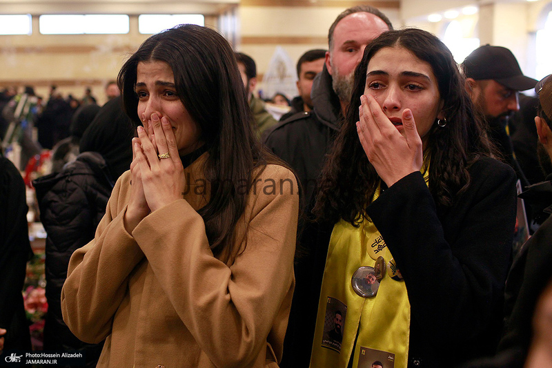 مراسم تشییع شهدای حزب الله در بیروت