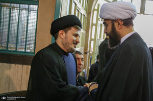 مراسم تشییع آیت الله سید مهدی امام جمارانی (ره) از حسنیه جماران