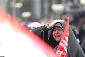 مراسم وداع با رهبر شهید انقلاب در مصلی تهران