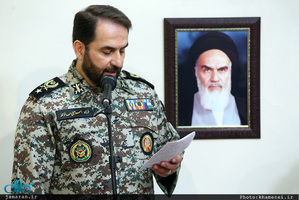 دیدار فرماندهان قرارگاه پدافند هوایی خاتم‌الانبیاء(ص) ارتش با فرمانده کل قوا 