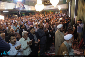 اقامه نماز عید سعید فطر به امامت آیت الله العظمی جوادی آملی در روستای احمدآباد