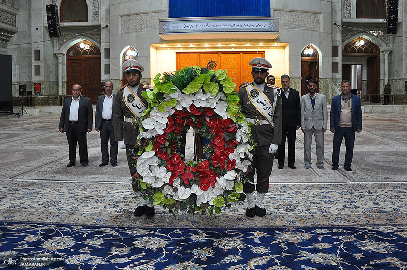 مراسم توزیع هدایای قرارگاه سازندگی خاتم الانبیا (ص) برای مناطق کم برخوردار از جوار حرم امام خمینی (س)