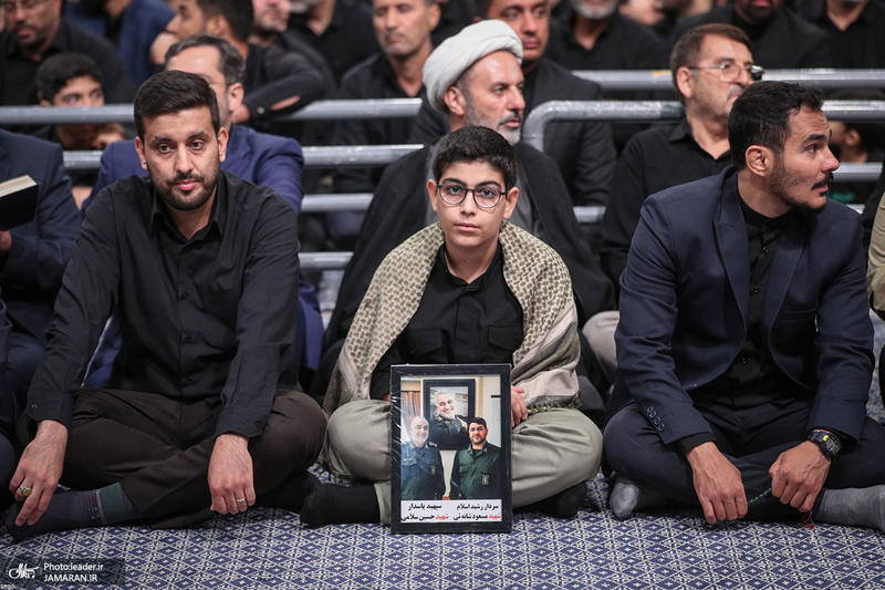 مراسم عزاداری شب تاسوعای حسینی در حسینیه امام خمینی