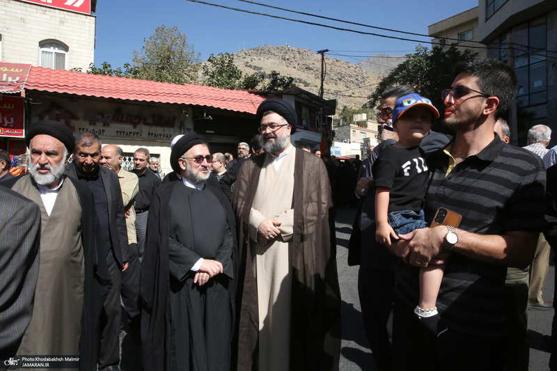 مراسم تشییع و اقامه نماز بر پیکر مرحوم جماعتی