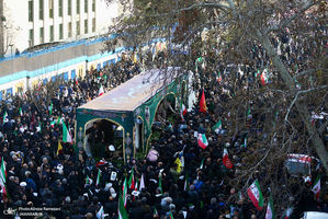 تشییع پیکرهای مطهر فرماندهان عالی‌رتبه نیروهای مسلح و جمعی از شهدای مردمی-2