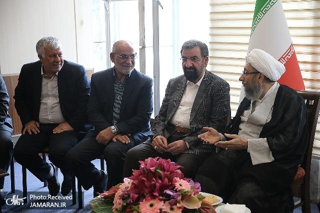 دیدار مسئولین کشوری و لشگری با رئیس مجمع تشخیص مصلحت نظام