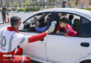 ۸۳ هزار نفر در ورودی و خروجی‌های شهرستان خرم‌آباد غربالگری شدند