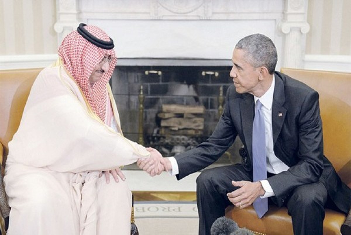 قد بلند امیر قطر برای اوباما دردسرساز شد!