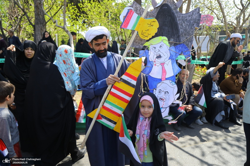 راهپیمایی باشکوه روز قدس در قم -1