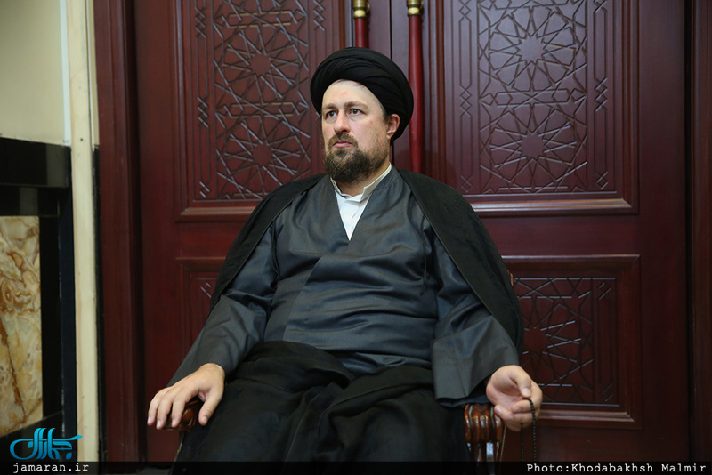 دیدار شهردار و اعضای شورای اسلامی شهر تهران با سید حسن خمینی